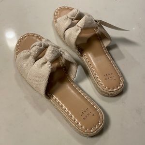 NWT A New Day Espadrille Woven Sandals
